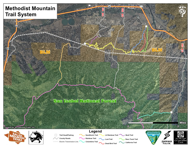 salida colorado rainbow trail